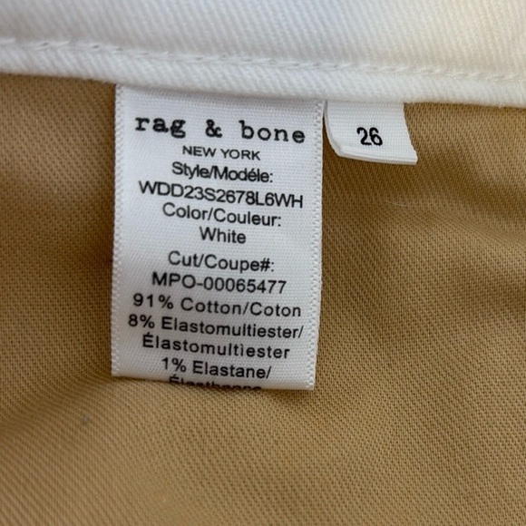 rag & bone Dre Slim Boyfriend Jean , sz 26 - Picture 11 of 13